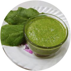 A picture of Spinach curd dip.