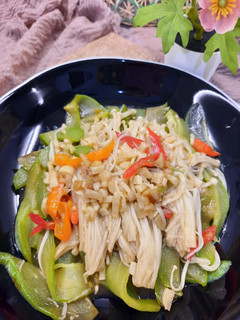 Foto resep Tumis Labu Jamur Enoki