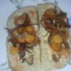 A picture of Chicken sandwich #chicken contest.