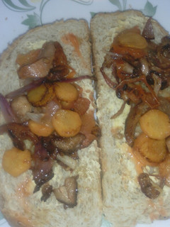 A picture of Chicken sandwich #chicken contest.