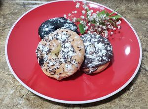 Una foto de Donuts horneados