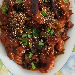 A picture of Dragon chicken.