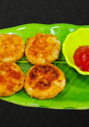 A picture of Leftover Rice Cutlet.