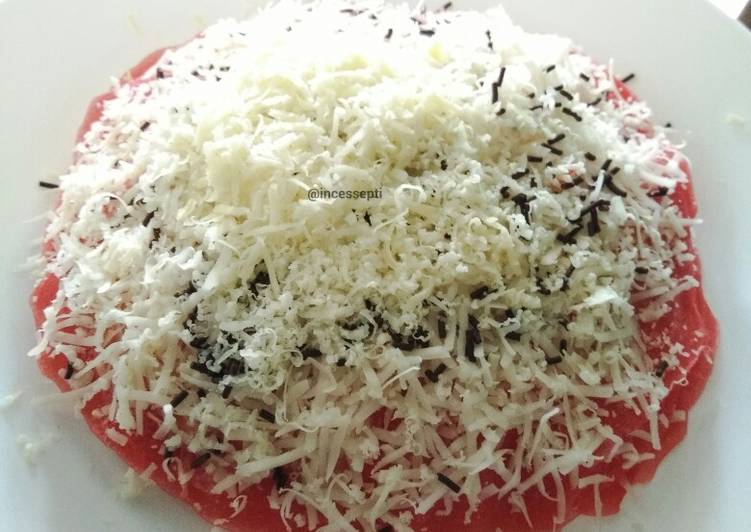 Langkah Mudah untuk Menyiapkan Velvet Cheese Crepes Cake yang Lezat