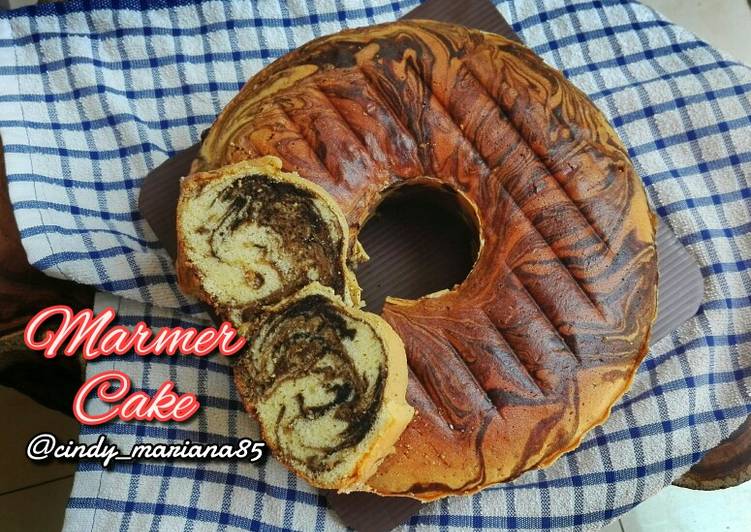 Resep Marmer Cake, Bisa Manjain Lidah