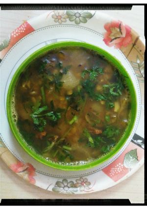 A picture of Coriander dal.