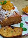 Plum cake de fruta confitada