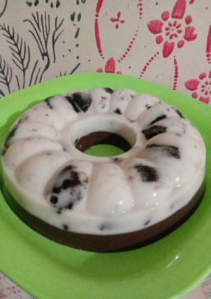 Foto resep Puding oreo cokelat