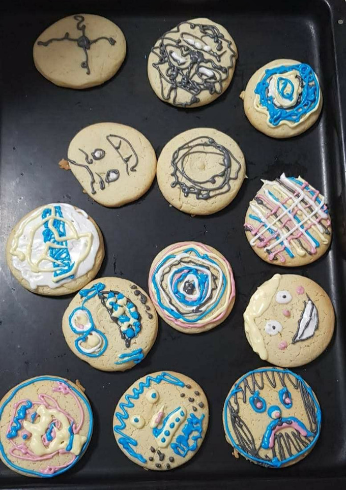 Una foto de Galletitas fáciles de Aitor y Pau 👦🏻🧒🏻😍