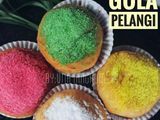 Donat gula pelangi