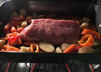 Easiest Way to Recipe Delicious Pork Tenderloin  Baked Veggies