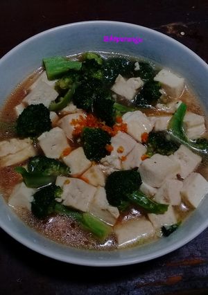 Foto resep Sayur Brokoli Tahu