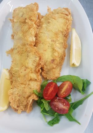 Una foto de Filet de merluza a la romana