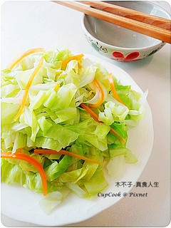 阿基師高麗菜秘訣+5分鐘免油煙清炒高麗菜 的食譜成品照片