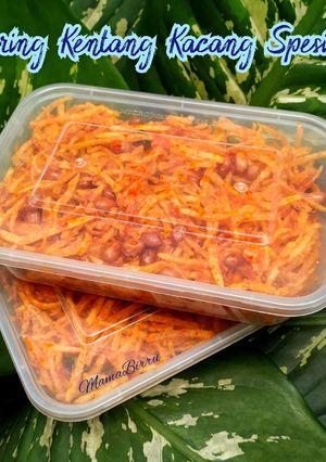 Foto resep Kering Kentang Kacang Renyah Anti Gagal (Kentang Mustofa)