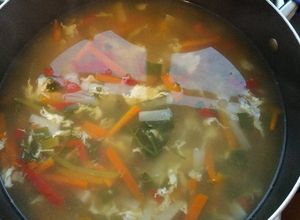 Una foto de Sopa de verduras rápida
