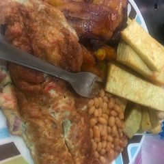 A picture of Fried Yam.