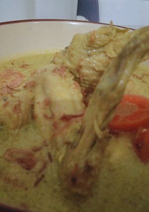 Foto resep Opor ayam tahu wortel