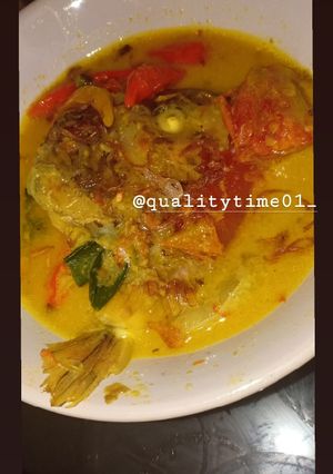 Foto resep Kepala Kakap Bumbu Kuning