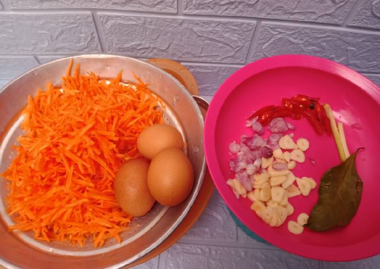 Recipe: Appetizing ORAK ARIK WORTEL UNTUK ANAK-ANAK