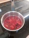 Salsa de frutos rojos (para magret de pato o queso brie)