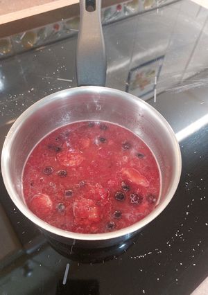 Una foto de Salsa de frutos rojos (para magret de pato o queso brie)