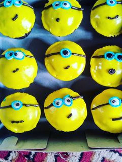 Foto resep Minion brownies cupcake 😊