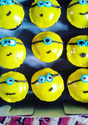 Foto resep Minion brownies cupcake 😊