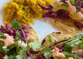 Grilled fish tacos