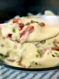 Vichyssoise con bacon crujiente