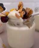 Yogurth Fácil FIRME 😙(leche común y polvo, stevia, vainilla, miel)