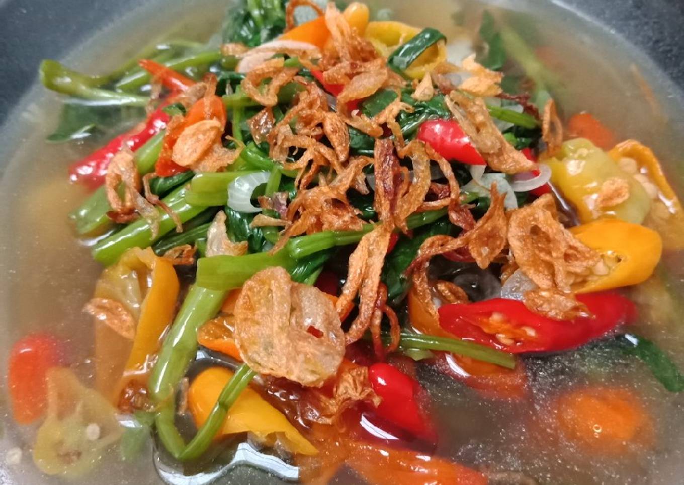 Tumis Kangkung Kuah