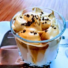 A picture of Dalgona Coffee.