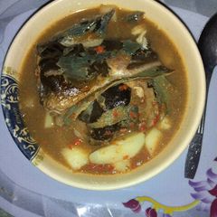 Yam cubes in Fresh Fish Pepper soup! A picture of Yam cubes in Fresh Fish Pepper soup!.