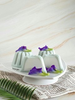 Foto resep Puding Lumut Bunga Telang