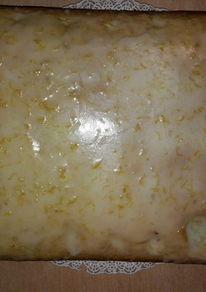 Una foto de Riquísimo bizcochuelo de limón y membrillo