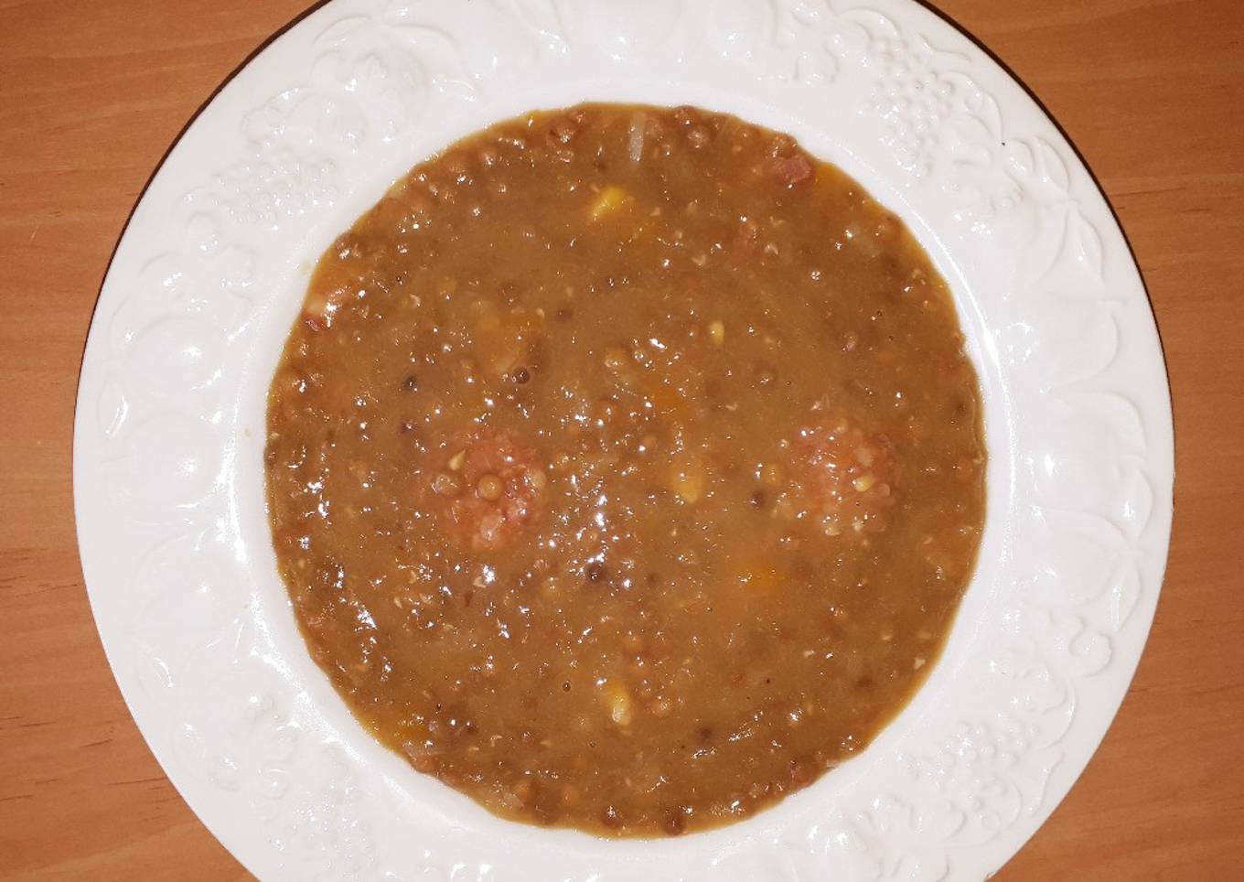 34. Potaje de lentejas