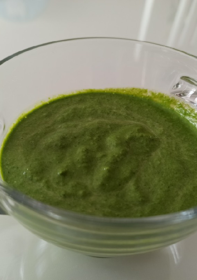 Una foto de Pesto de espinacas