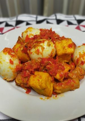Foto resep Telur, Kentang dan Tahu Balado