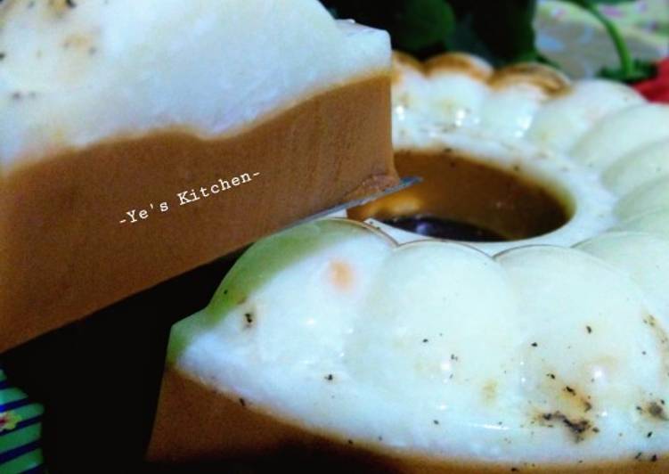 57. Thai Tea Cheese Pudding
