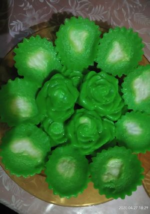Foto resep Cantik manis (talam pandan)