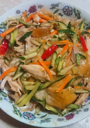 涼拌雞肉 的食譜成品照片