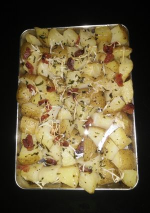 Foto resep Kentang Panggang Keju Sosis Simple