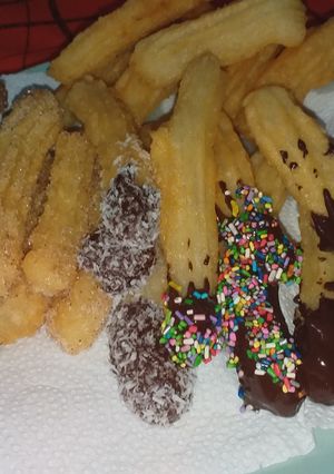 Una foto de Churros caseros