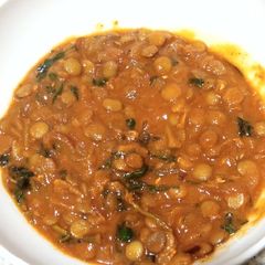 A picture of Coconut lentils.