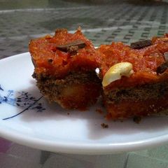 A picture of Chocolate gajar barfii.