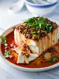 Cold Silken Tofu With Chilli Oil