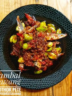 Foto resep Sambal Bawang Klothok Pete