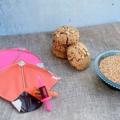 A picture of Healthy Sesame Cookies.