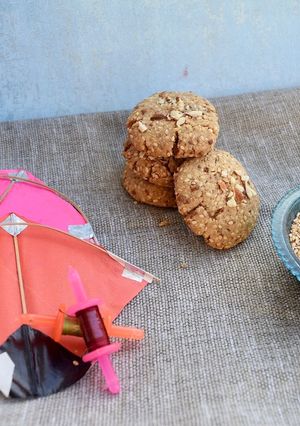 A picture of Healthy Sesame Cookies.